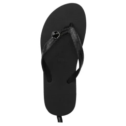 UZURII Zehentrenner Mondriaan Switch Mid Heel schwarz Flip Flops