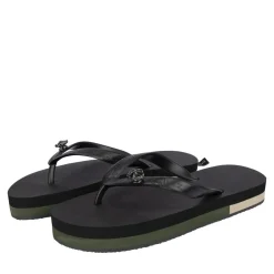 UZURII Zehentrenner Mondriaan Switch Mid Heel schwarz Flip Flops