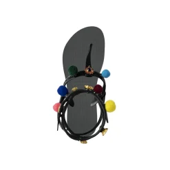 UZURII Zehentrenner Mondriaan Colorful Black silber Flip Flops