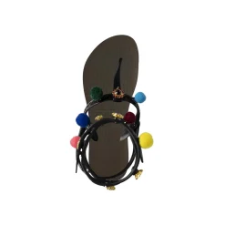 UZURII Zehentrenner Mondriaan Colorful Black mocca Flip Flops
