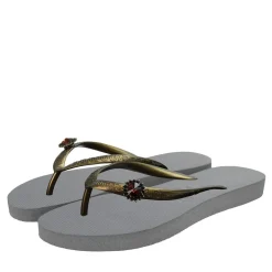 UZURII Zehentrenner Original Switch silber Flip Flops
