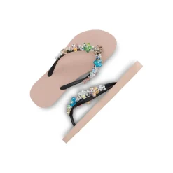 UZURII Zehentrenner Precious Colorful Bloom beige Flip Flops