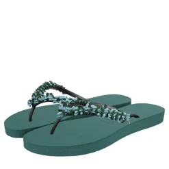 UZURII Zehentrenner Selena Diamond Silver natur Flip Flops