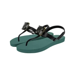 UZURII Zehentrenner Selena Diamond Silver natur Flip Flops