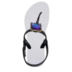 UZURII Zehentrenner Selena Diamond Blue weiss Flip Flops