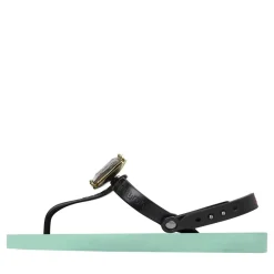 UZURII Zehentrenner Selena Diamond Silver mintgrün Flip Flops