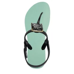 UZURII Zehentrenner Selena Diamond Silver mintgrün Flip Flops