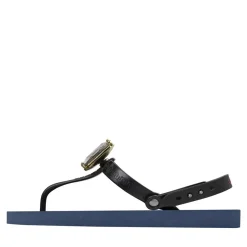 UZURII Zehentrenner Selena Diamond Silver marineblau Flip Flops