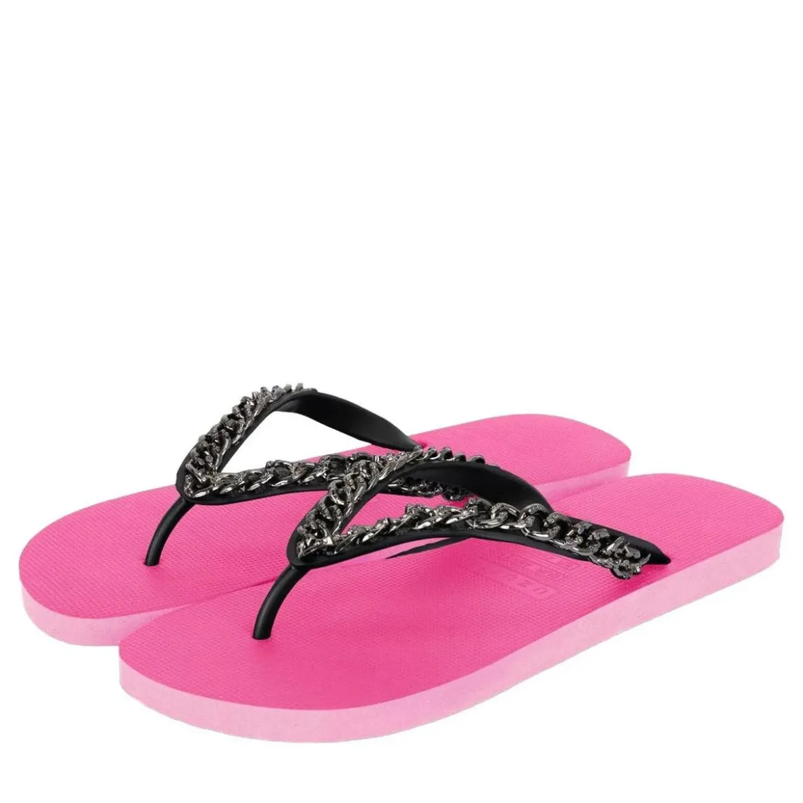 UZURII Zehentrenner Silver Large pink Flip Flops