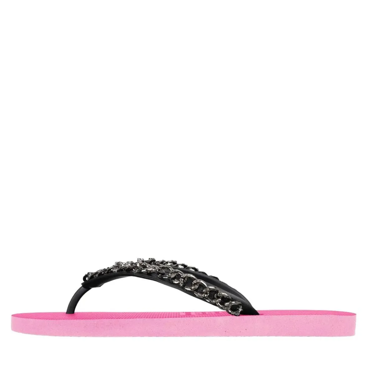 UZURII Zehentrenner Silver Large pink Flip Flops