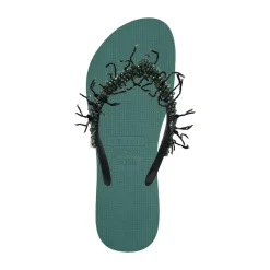 UZURII Zehentrenner Silver Macrame Switch natur Flip Flops
