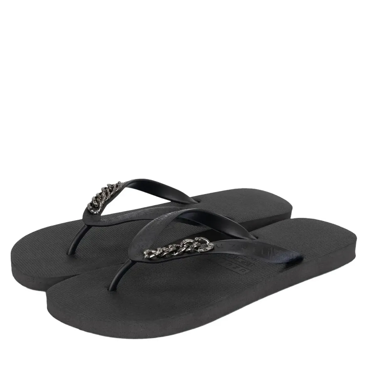 UZURII Zehentrenner Silver Small schwarz Flip Flops