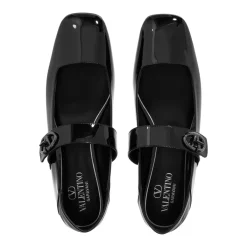 Valentino Garavani Ballerina Vlogo Nero Ballerinas