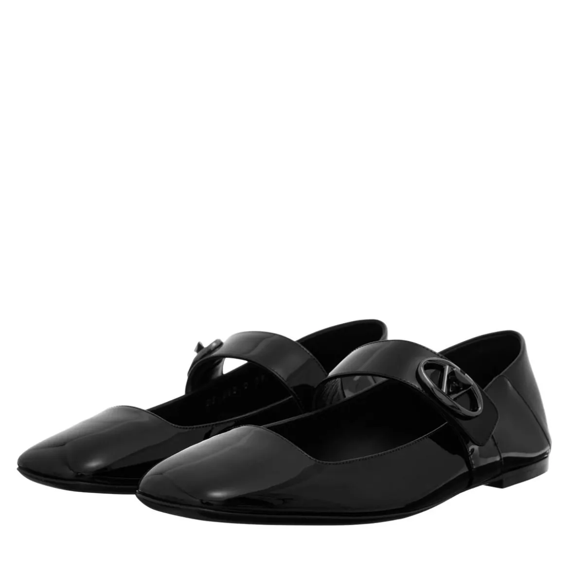 Valentino Garavani Ballerina Vlogo Nero Ballerinas