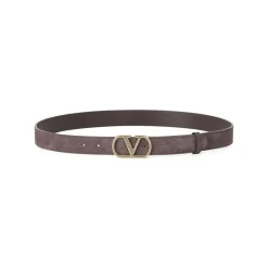 Valentino Garavani Gürtel aus Veloursleder braun Gürtel