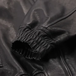 Valentino Garavani Lederjacke mit Reißverschluss schwarz Übergangsjacke