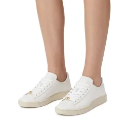 Valentino Garavani Low-Top Sneakers With Textured Sole And Chic Accen White Schnürschuhe