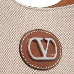 Valentino Garavani Medium Hobo Antibes Tobacco Hobo Bag