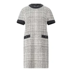 Valentino Garavani Midikleid aus Schurwolle-Seiden-Mix weiß Minikleid