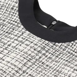 Valentino Garavani Midikleid aus Schurwolle-Seiden-Mix weiß Minikleid