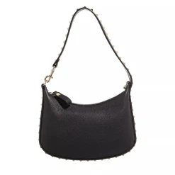 Valentino Garavani Mini Hobo Rockstud Nero Schultertasche