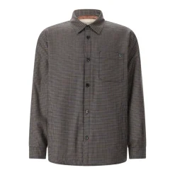 Valentino Garavani Overshirt aus Schurwolle braun Hemd