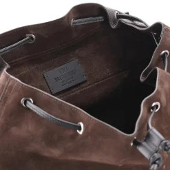 Valentino Garavani Rucksack aus Veloursleder braun Rucksack