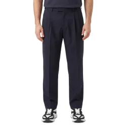 Valentino Garavani Straight-Fit Hose aus Schurwolle dunkelblau Stoffhose