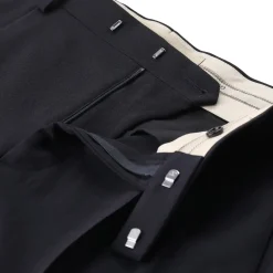 Valentino Garavani Straight-Fit Hose aus Schurwolle dunkelblau Stoffhose
