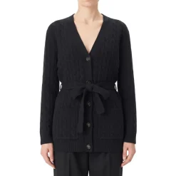 Valentino Garavani Strickjacke aus Kaschmir schwarz Strickjacke