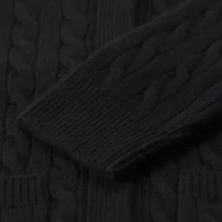 Valentino Garavani Strickjacke aus Kaschmir schwarz Strickjacke