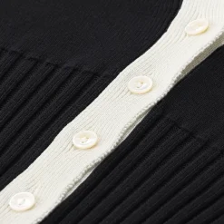 Valentino Garavani Strickjacke aus Baumwolle schwarz Strickjacke