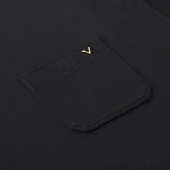 Valentino Garavani Sweatshirt aus Baumwoll-Mix schwarz