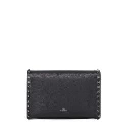Valentino Garavani Tasche aus Leder schwarz Crossbody Bag