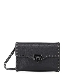 Valentino Garavani Tasche aus Leder schwarz Crossbody Bag