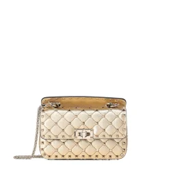Valentino Garavani Tasche mit Nieten gelb Crossbody Bag