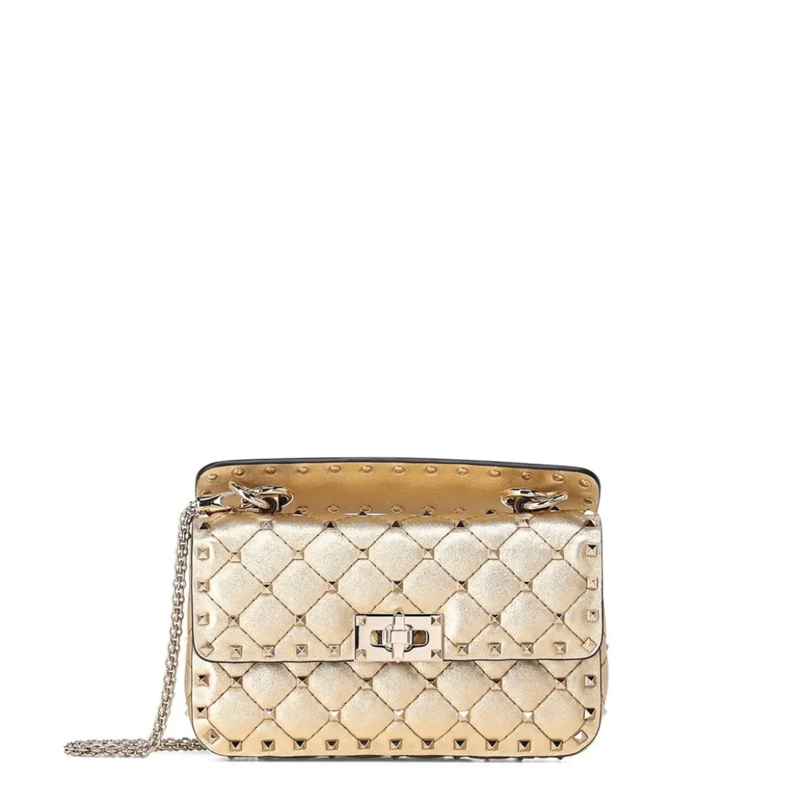 Valentino Garavani Tasche mit Nieten gelb Crossbody Bag