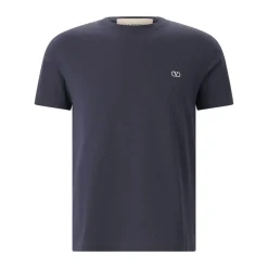 Valentino Garavani T-Shirt aus Baumwolle dunkelblau T-Shirt