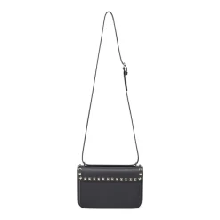 Valentino Garavani Umhängetasche Rockstud aus Kalbsleder schwarz Crossbody Bag