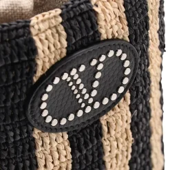 Valentino Garavani Umhängetasche mit Logo schwarz Crossbody Bag