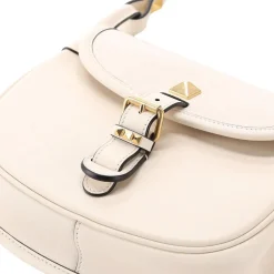 Valentino Garavani Umhängetasche mit Nieten weiß Crossbody Bag