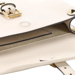 Valentino Garavani Umhängetasche mit Nieten weiß Crossbody Bag
