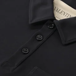Valentino Garavani 9V3MH04UBHH schwarz Poloshirt