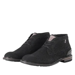 Van Bommel Boots Crepi Schwarz Schnürschuhe