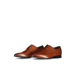 Van Bommel Schnürschuhe aus glattem Leder Braun Schnürschuhe