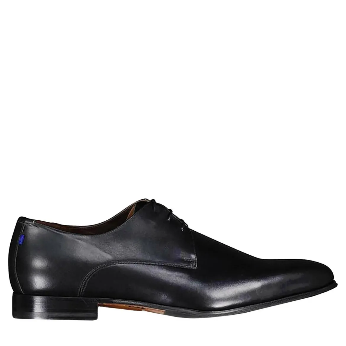 Van Bommel Schnürschuhe aus Leder Dunkelblau Low-Top-Sneaker