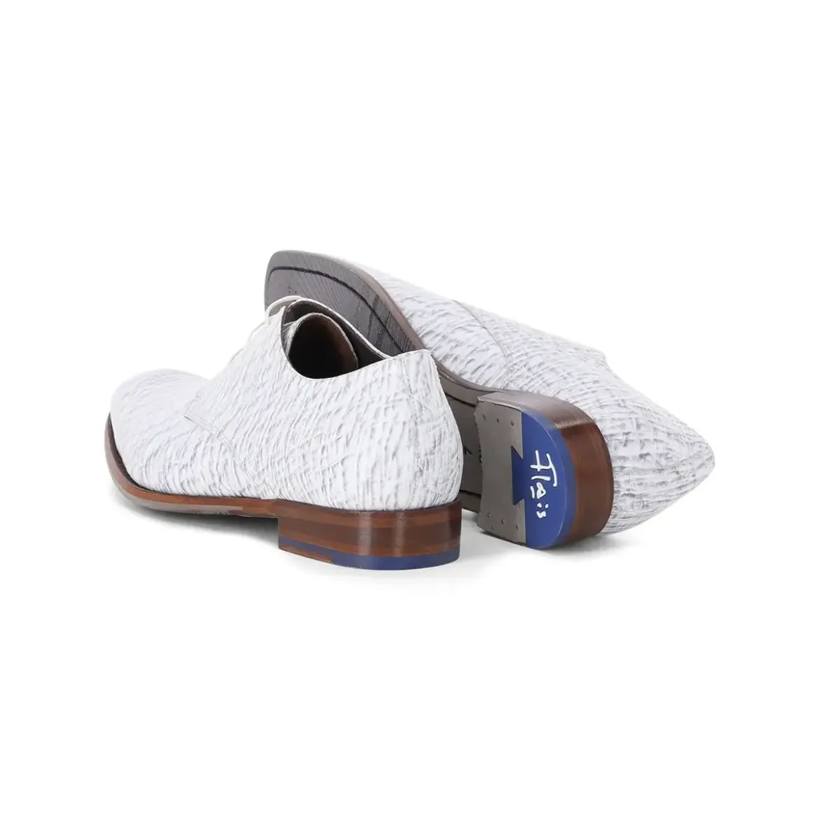Van Bommel Schnürschuhe aus Leder blau Schnürschuhe