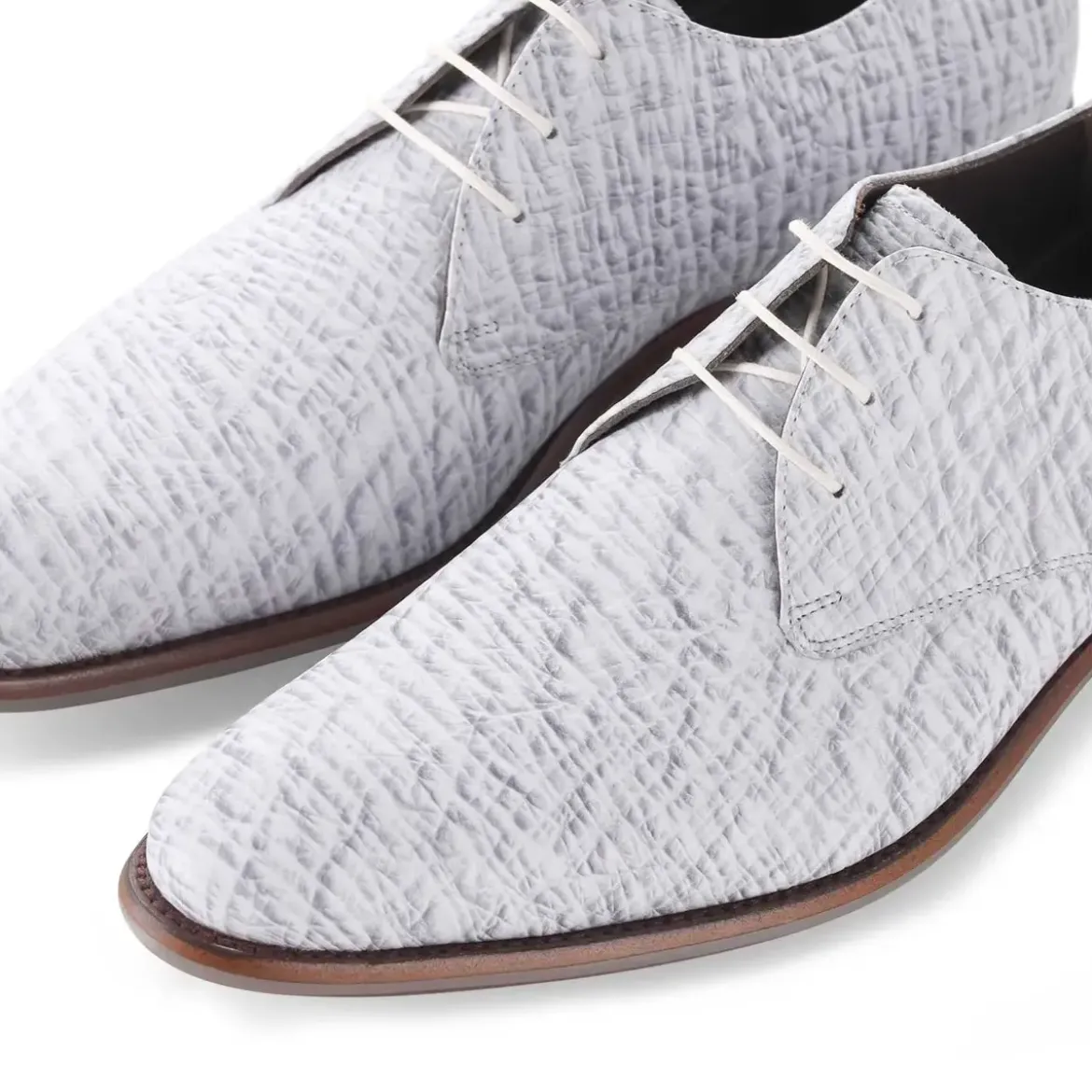 Van Bommel Schnürschuhe aus Leder blau Schnürschuhe
