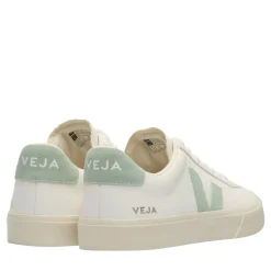 Veja Campo Leather Extra White Matcha Low-Top-Sneaker