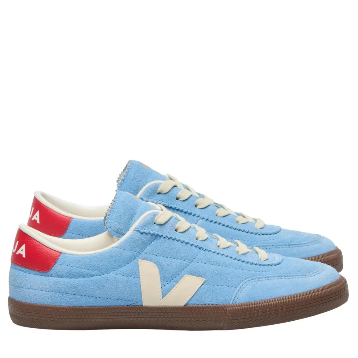 Veja Panenka Suede Aqua Pierre Bark Low-Top-Sneaker